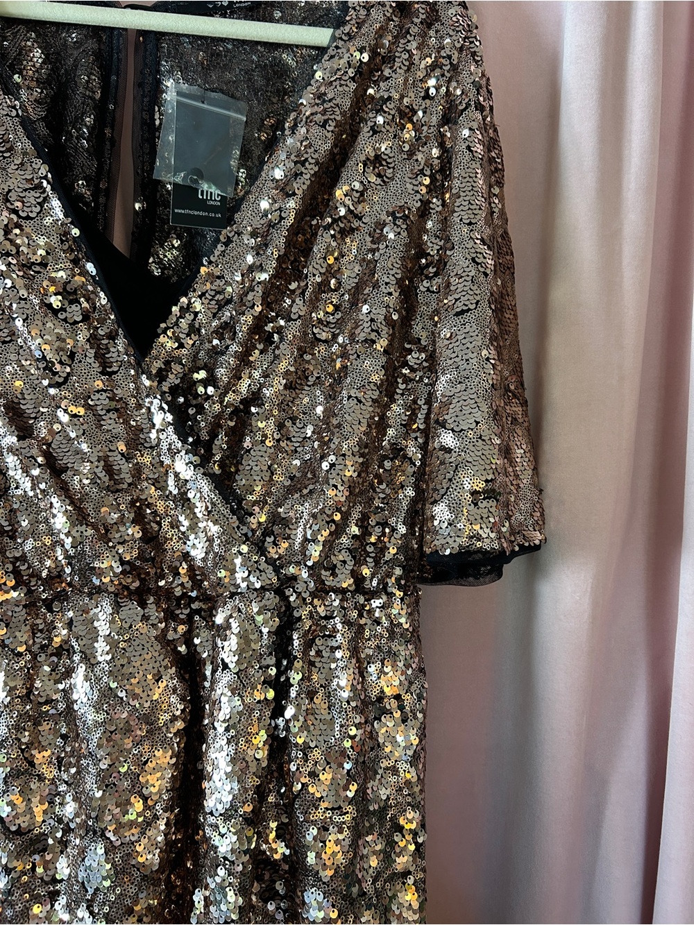 ASOS Plus Size Sequin Sequin Dress - Picture 2 of 5